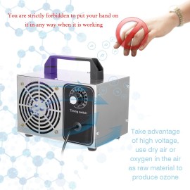 10g/h Portable Ozonator Air Filter Purifier Fan For Home Car Formaldehyde Remover