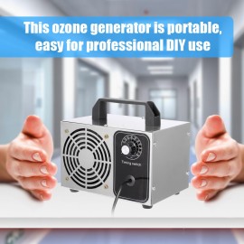 10g/h Portable Ozonator Air Filter Purifier Fan For Home Car Formaldehyde Remover