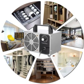 10g/h Portable Ozonator Air Filter Purifier Fan For Home Car Formaldehyde Remover