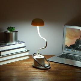 LED Desk Lamp USB Rechargeable Table Lamp with Clip Night Light Flexible Gooseneck Dimming Led Light 3 Modes for Reading Bedroom