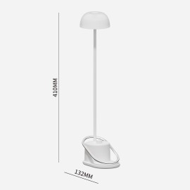 LED Desk Lamp USB Rechargeable Table Lamp with Clip Night Light Flexible Gooseneck Dimming Led Light 3 Modes for Reading Bedroom
