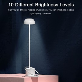 LED Desk Lamp USB Rechargeable Table Lamp with Clip Night Light Flexible Gooseneck Dimming Led Light 3 Modes for Reading Bedroom