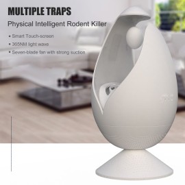 Indoor Fly Trap Mosquito Catcher & Killer with Strong Suction Fan Mosquito Killer Trap Electric Indoor Mosquito Trap for Fly Mosquito Gnat Insect Moth Bug