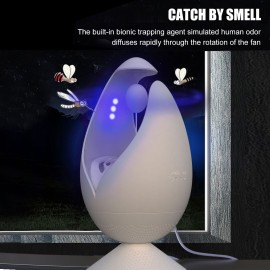 Indoor Fly Trap Mosquito Catcher & Killer with Strong Suction Fan Mosquito Killer Trap Electric Indoor Mosquito Trap for Fly Mosquito Gnat Insect Moth Bug