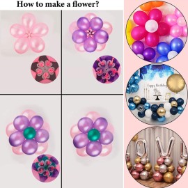 Electric Air Balloon Pump Portable Inflator Dual-Nozzle Balloon Blower Pump Machine Air Balloon Blower Buddy for Fast and Easy Bulk Balloons Filling Party Decoration