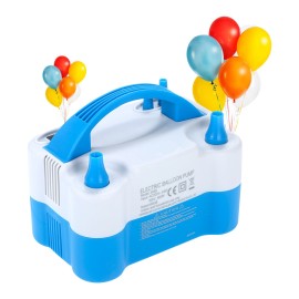 Electric Air Balloon Pump Portable Inflator Dual-Nozzle Balloon Blower Pump Machine Air Balloon Blower Buddy for Fast and Easy Bulk Balloons Filling Party Decoration