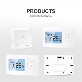 Smart Thermostat WIFI Smart Heating Radiator Thermostat APP Control Indoor Constant Temperature Controller Digital Programmable Thermostat Anti Freezing Backlit LCD Display