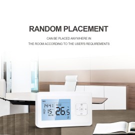 Smart Thermostat WIFI Smart Heating Radiator Thermostat APP Control Indoor Constant Temperature Controller Digital Programmable Thermostat Anti Freezing Backlit LCD Display