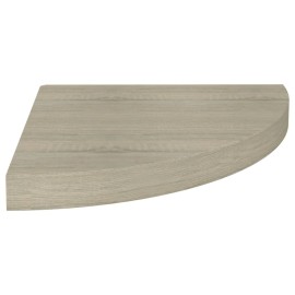 Floating Corner Shelves 2 pcs Oak 35x35x3.8 cm MDF