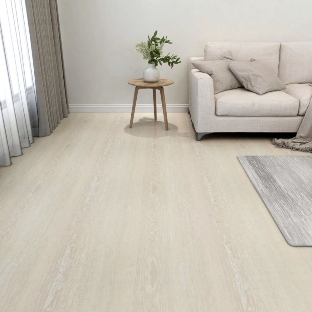 Self-adhesive Flooring Planks 55 pcs PVC 5.11 m² Beige