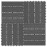 11 pcs Decking Tiles Deep Embossed WPC 30x30 cm 1 sqm Black