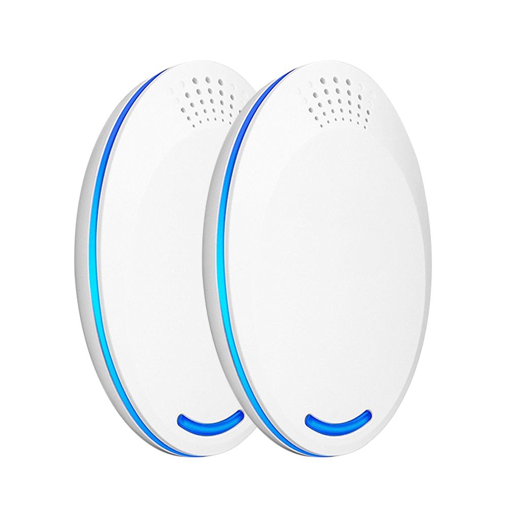 2Pcs Ultrasonic Pest Repeller Plug Electric Pest Control - Professional Safe Home Mosquitos Repellent - For Fleas, Bed Bugs, Cockroach, Rats, Rodents, Roaches, Mice, Insect, Ants, Spiders EU