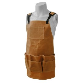 Garden Tool Apron Adjustable Waist Apron with Pockets Gardening Kit Artist Painting Waterproof Canvas Work Apron Gardening Tool Kit Holder for Women Men Art Gardening Lawn Yard Home Organizer