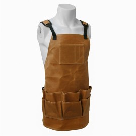 Garden Tool Apron Adjustable Waist Apron with Pockets Gardening Kit Artist Painting Waterproof Canvas Work Apron Gardening Tool Kit Holder for Women Men Art Gardening Lawn Yard Home Organizer