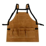 Garden Tool Apron Adjustable Waist Apron with Pockets Gardening Kit Artist Painting Waterproof Canvas Work Apron Gardening Tool Kit Holder for Women Men Art Gardening Lawn Yard Home Organizer