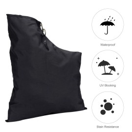 Blower Leaf Bag with Zipper Drawstring Leaf Blower Replacement Bag 16 x 24 Inch Leaf Blower Vacuum Bag Leaf Dust Collection Bag