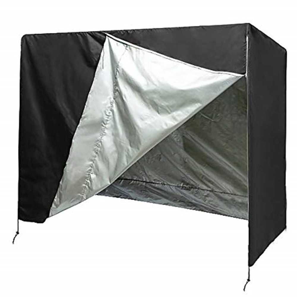 Garden Hanging Chair Swing Chair Protection Cover Two Zipper Waterproof Dustproof Windproof Anti-UV