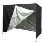 Garden Hanging Chair Swing Chair Protection Cover Two Zipper Waterproof Dustproof Windproof Anti-UV