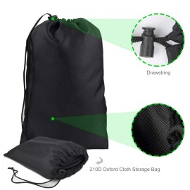 96 x 56 Inch Lawn Tractor Leaf Bag Garden Waste Bags Garden Leaf Container Bags With Drawstring Reusable Yard Leaf Bag Applicable for All Lawn Tractors