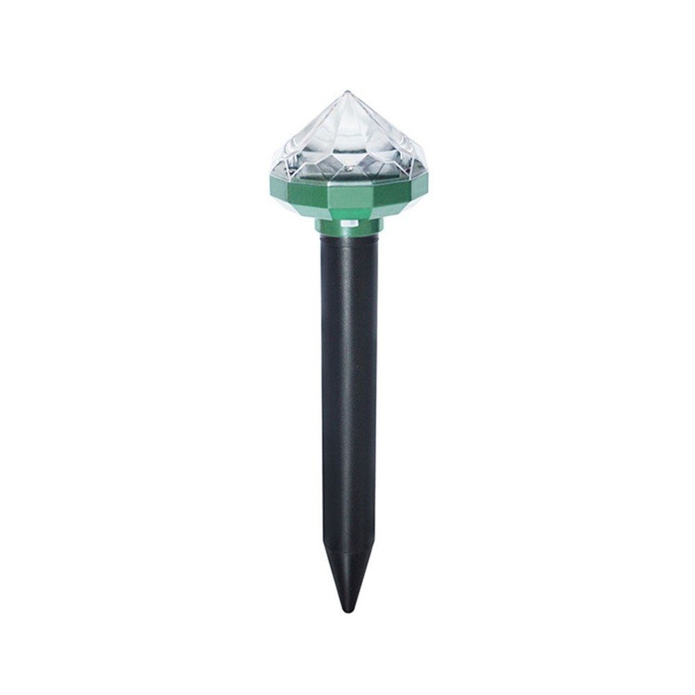 Solar Mole Repellent Ultrasonic Outdoor Waterproof Powered Vole Gopher Snake Rodent Pest Repeller Lawn Garden & Yard Home Waterproof