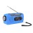 Wind Up Solar Radio Emergency Solar Radio Crank Powered Radio with Rechargeable Battery SOS Alarm AM/FM Bright Flashlight Headphone Jack USB Port for Outdoor Camping Hiking