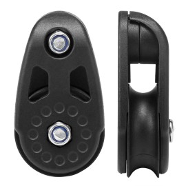 2 PCS Kayak Slide Rail Anchor Trolley Kit Pulley Blocks for Kayak Canoe Boat