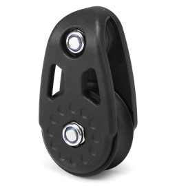 2 PCS Kayak Slide Rail Anchor Trolley Kit Pulley Blocks for Kayak Canoe Boat