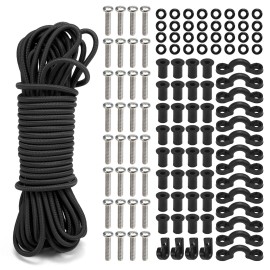 115 PCS Deck Rigging Kit Accessory for Kayaks Canoes