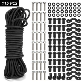 115 PCS Deck Rigging Kit Accessory for Kayaks Canoes