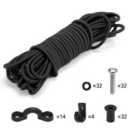115 PCS Deck Rigging Kit Accessory for Kayaks Canoes