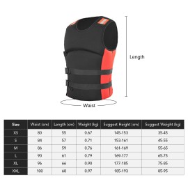 Water Sports Life Jacket Buoyancy Life Saving Safety Vest for Adults Fishing Boating Kayaking Surfing Swimming