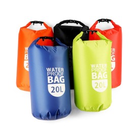 PVC Dry Waterproof Floating Bag Roll Top Dry Bag 10L/20L Water Sports Storage Bag Lightweight Dry Sack