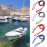 Bungee Boat Dock Line 5ft Stretched Length PP Docking Lines Mooring Rope Boat Accessories for Boat Kayak Canoe