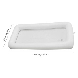 Inflatable Ice Serving Buffet Bar with Drain Plug Salad Drinks Cooler Food Fruit Containers Floating Tray BBQ Picnic Pool Party Supplies Inflatable Cooler