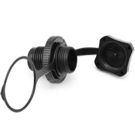 Inflatable Boat Air Valve with Leakproof Cap One-Way Inflation Air Valve Replacement