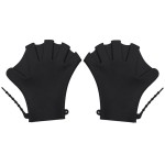 1 Pair Swimming Gloves Webbed Fitness Water Resistance Training Gloves Silicon Swimming Diving Glove Swim Training Mittens
