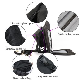 Kayak Seat Adjustable Canoe Seat Sit on Top Kayak Cushion Pad Comfortable Backrest Support
