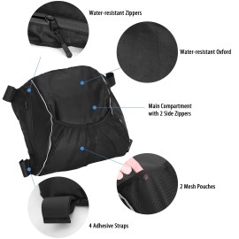 Kayak Storage Bag Water Resistant Kayaking Bag Mesh Storage Organizer Bag for Kayak Chair (Not Included)