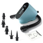 20PSI High Pressure Air Inflator for Boat Intelligent Portable Inflatable Pump Outdoor Paddle Board Inflator Electric Air Pump