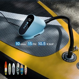 20PSI High Pressure Air Inflator for Boat Intelligent Portable Inflatable Pump Outdoor Paddle Board Inflator Electric Air Pump