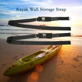 Kayak Wall Storage Strap Rack Boat Hanger Boat Keeper Garage Hanger