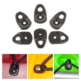6pcs Kayaking Canoeing Rafting Nylon Single Eyelet Tie down Loop Safety Anchor Deck Fitting