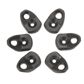 6pcs Kayaking Canoeing Rafting Nylon Single Eyelet Tie down Loop Safety Anchor Deck Fitting