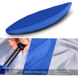 Professional Universal Kayak Cover Canoe Boat Waterproof UV Resistant Dust Storage Cover Shield