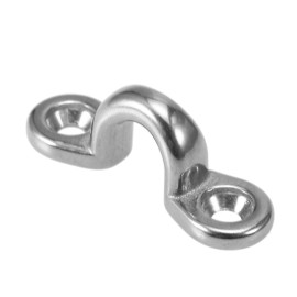 6Pcs Kayak Pad Eyes Stainless Steel Tie Down Deck Loops Shock Cord Fastening Gear Replacement Kit
