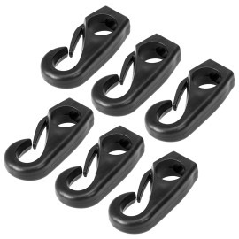 6Pcs Kayak Bungee Cord Hooks Clips Lashing Hooks for Kayak Canoe Shock Cord Bungee Rope Line