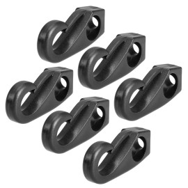 6Pcs Kayak Bungee Cord Hooks Clips Lashing Hooks for Kayak Canoe Shock Cord Bungee Rope Line