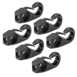 6Pcs Kayak Bungee Cord Hooks Clips Lashing Hooks for Kayak Canoe Shock Cord Bungee Rope Line