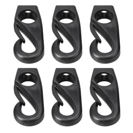 6Pcs Kayak Bungee Cord Hooks Clips Lashing Hooks for Kayak Canoe Shock Cord Bungee Rope Line
