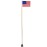 1.2M Collapsible Safety Flag with Rail Mount Base for Marine Boat Canoe Kayak